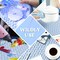 LET'S RESIN Premium Resin Collector Mat,20" x 14"Large Silicone Mat,Easy Cleanup & Heat Resistant Thick Silicone Mats for Crafts,Resin Molds, Epoxy Resin,Playdough Mat,Placemat(Blue)